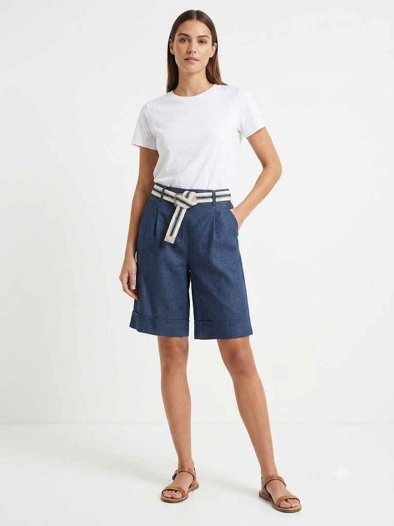 Essential Belted Shorts